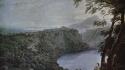 John robert cozens artwork fictional landscapes forests lakes wallpaper