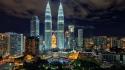 Kuala lumpur petronas towers buildings cityscapes wallpaper