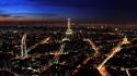Paris night view wallpaper