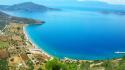 Greece beaches islands sea summer wallpaper