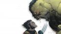 Hulk (comic character) marvel comics wolverine wallpaper
