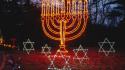 Israel jewish bright candles stars wallpaper
