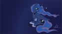My little pony princess luna blue wallpaper
