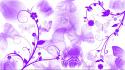 Purple butterfly abstract wallpaper