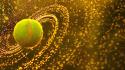 Tennis ball photography wallpaper