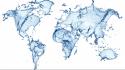 Water world map wallpaper