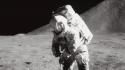 Apollo 15 moon landing astronauts outer space wallpaper