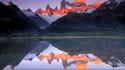 Argentina mount national park flat water landscapes wallpaper