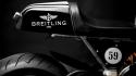 Breitling black cafe racer motorbikes motorcycles wallpaper