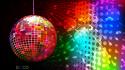 Disco circles colors lights music wallpaper