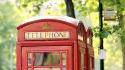 English telephone booth phone wallpaper