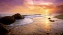 California beach sunset wallpaper