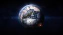 Earth apocalypse end of the world planets space wallpaper