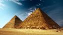 Egyptian giza architecture deserts pyramids wallpaper