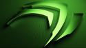 Nvidia brands computer graphics design green wallpaper
