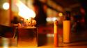 Blurred background bokeh cigarettes flames lighters wallpaper