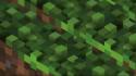 Minecraft cubes grass video games wallpaper