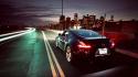 Nissan 370z cars long exposure night roads wallpaper