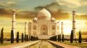 Agra india taj mahal buildings mausoleum wallpaper