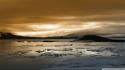 Arctic landscapes nature sunrise wallpaper