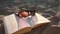 Beaches books holidays reading sunglasses wallpaper