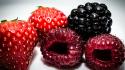 Berries blackberries food art fruits wallpaper