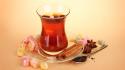 Cinnamon tea turkish delight wallpaper
