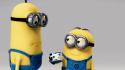 Despicable me glasses minions movies yellow wallpaper