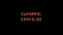 Famicom game over text typography video games wallpaper