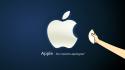 Mac blue funny operating systems wallpaper