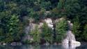 Usa cliffs forests lakes landscapes wallpaper