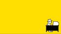 Zero punctuation digital art minimalistic video games yellow wallpaper
