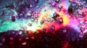 Abstract backgrounds colors crystal crystalline wallpaper
