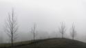 Fog hills landscapes mist nature wallpaper