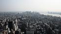 Manhattan new york city cityscapes skyline urban wallpaper