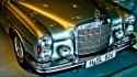 Mercedes-benz cars grilles lights old car wallpaper