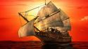 Sailing ship sail sea wallpaper