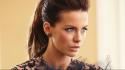 Brunettes women actress kate beckinsale celebrity earrings faces wallpaper