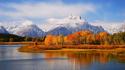 Mountains clouds landscapes nature trees lakes skyscapes wallpaper
