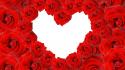Red Roses Love Heart wallpaper