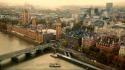 Summer london bridges cities wallpaper