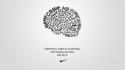 Typography nike white background just do it wallpaper