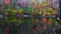 Autumn colors green lakes landscapes wallpaper