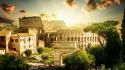 Colosseum rome historic wallpaper