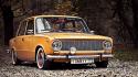 Lada 2101 russians cars old orange wallpaper