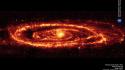 Andromeda galaxy nasa galaxies infrared outer space wallpaper