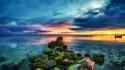 Germany sun clouds landscapes nature wallpaper