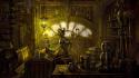 Tinker digital art robots steampunk wallpaper