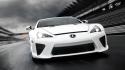 Lexus lfa cars vehicles white wallpaper