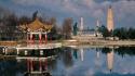 Asian architecture china salvador dalí yunnan pagodas wallpaper